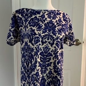 Maternity PinkBlush size Large Blue Dress